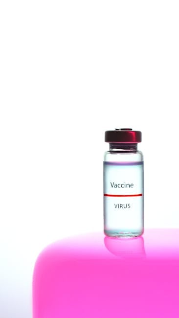 Vaccine Virus Label Vial